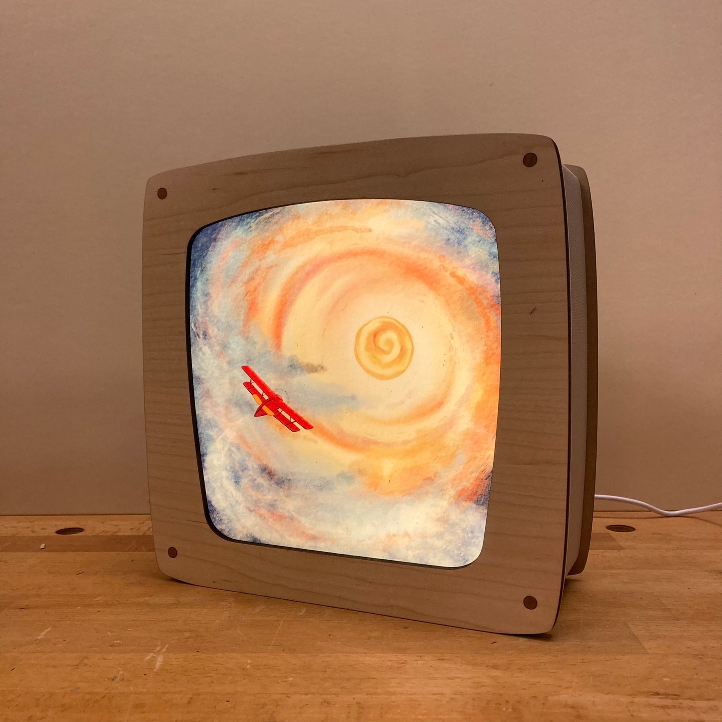 Tiny plane, big sky | Hannah Illustrates
