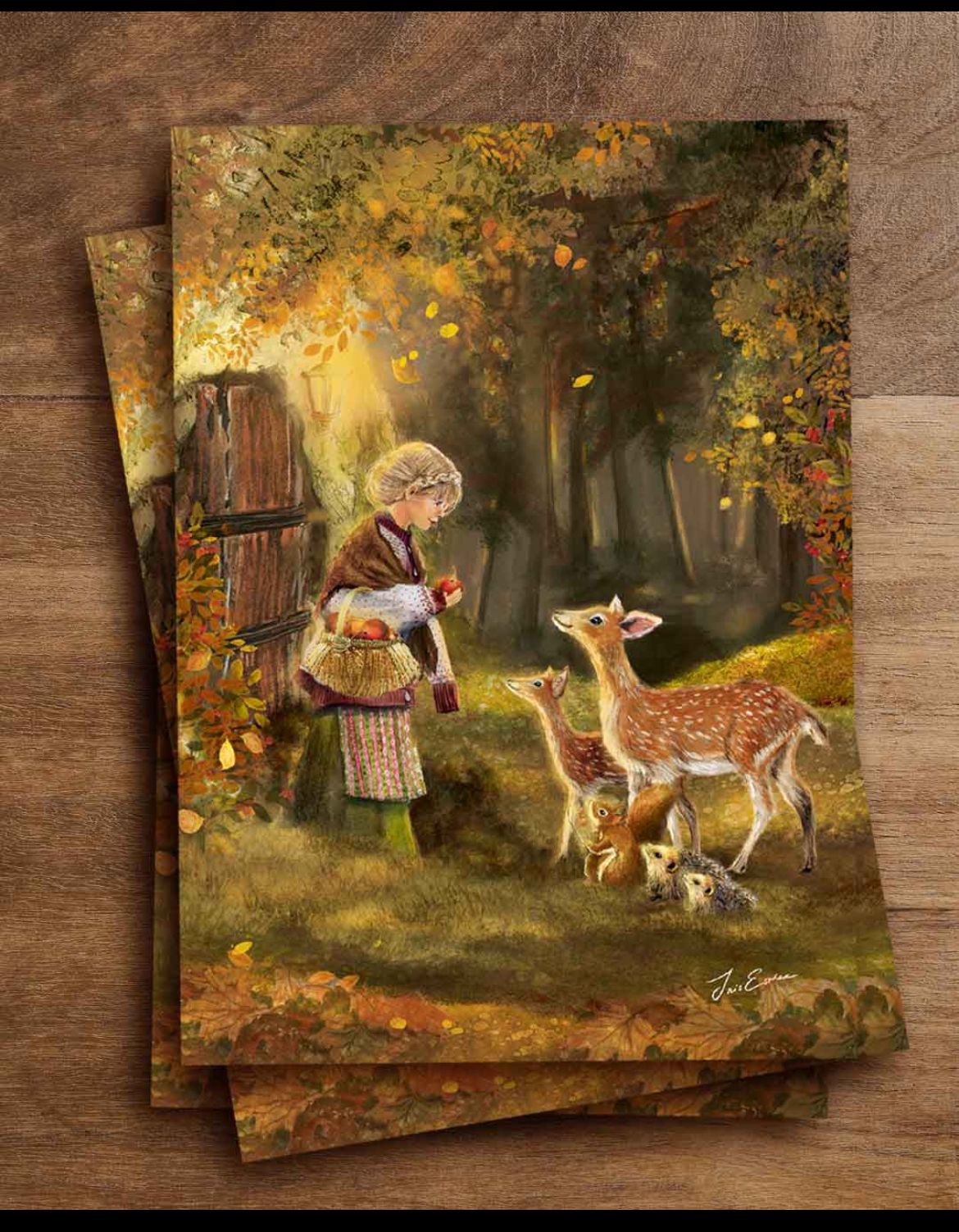 Deer delight | Postcard Iris Esther