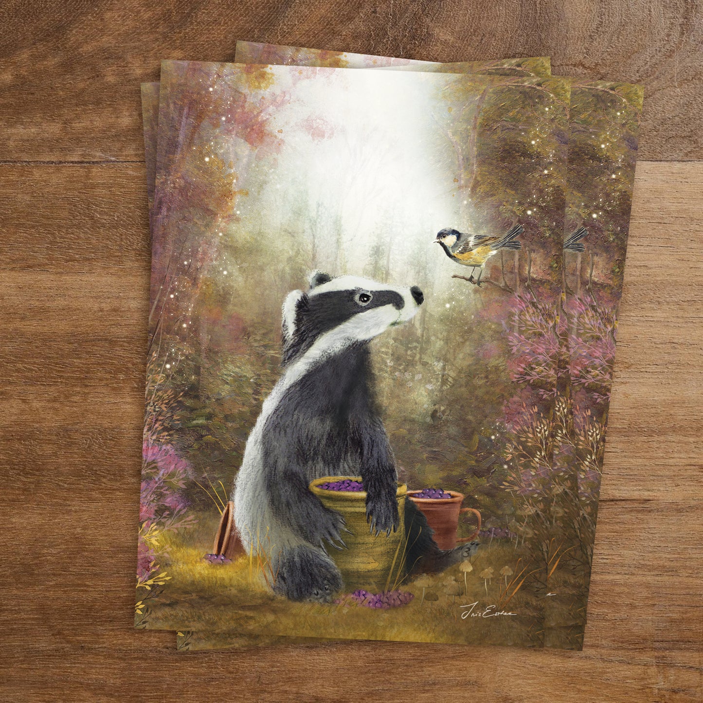 Blueberry | Postcard Iris Esther