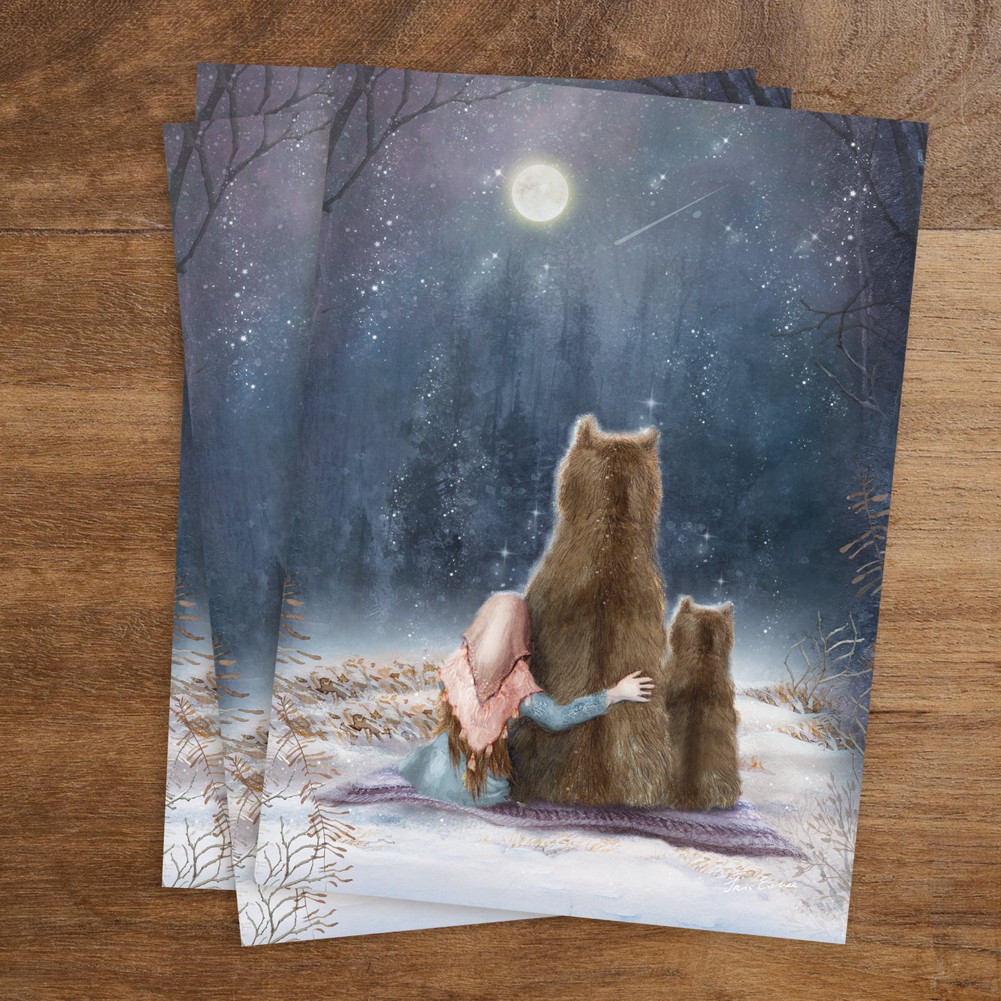 Sound of snow | Postcard Iris Esther