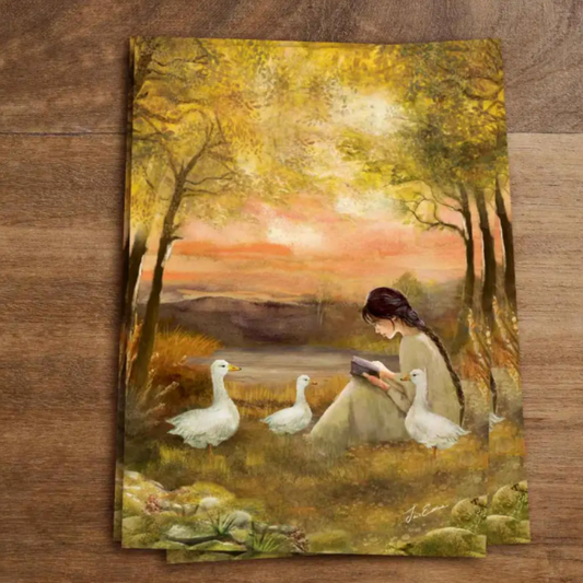 Lake's tale | Postcard Iris Esther