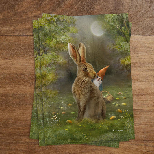 Trail of eggs | Postcard Iris Esther