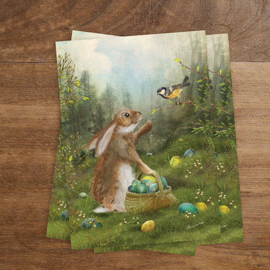 Hello little friend | Postcard Iris Esther