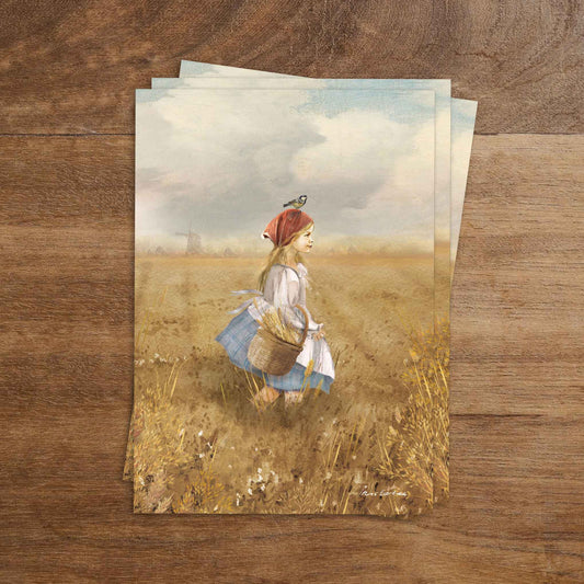 Harvest girl | Postcard Iris Esther