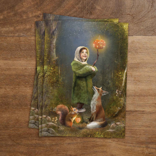 Pumpkin glow | Postcard Iris Esther